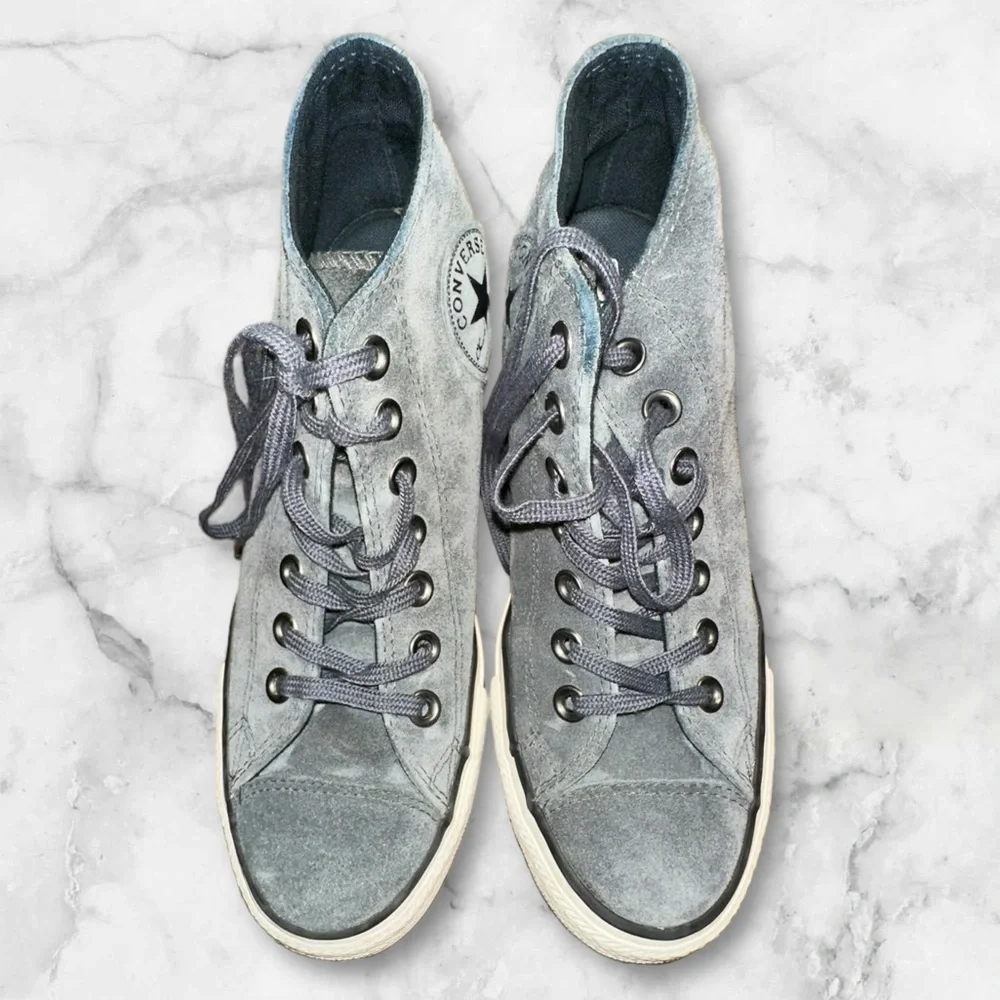 Converse All Star Chuck Taylor | size 7 | Hidden Wedge Suede | 550670C - Picture 2 of 6